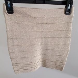 Charlotte Russe Skirts - Womans size S gold with sparkles mini skirt Charlotte Russe Skirts - Womans size S gold with sparkles mini skirt